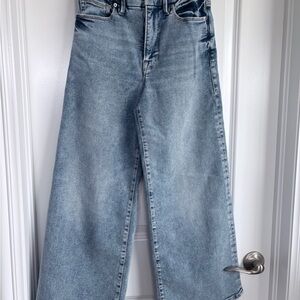 Good American Cropped Wide-Leg Women Jeans